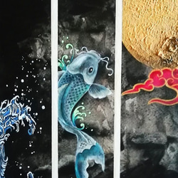アクリル絵画／原画　「満月と踊り子」 アクリル絵画／原画 「満月と踊り子」