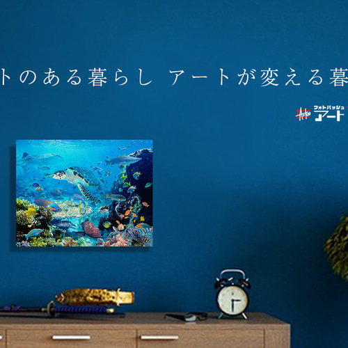 Blue.！フレーム付きキャンバスアート Amazon.co.jp: フレーム付きキャンバスアート即時成功キャンバス