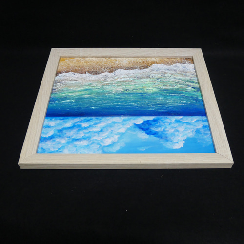 油絵 油彩 油彩画 絵 絵画【夏の海】 絵画 HR 通販 14389474
