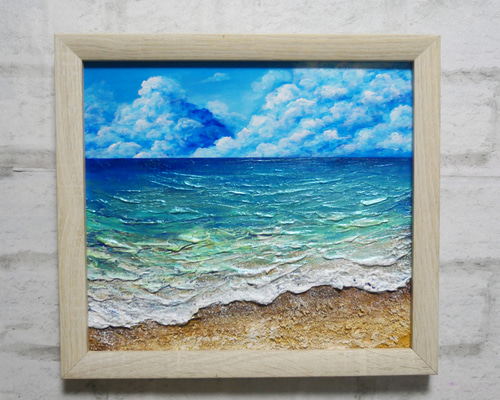 浄土ケ浜 油彩画・油絵