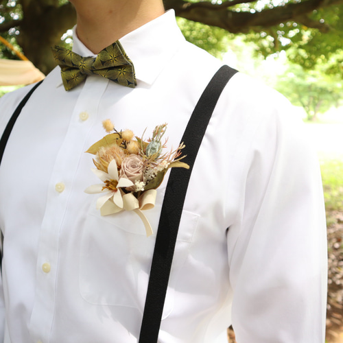 おまかせブートニア ブーケ doille doillette 通販 14389788｜Creema