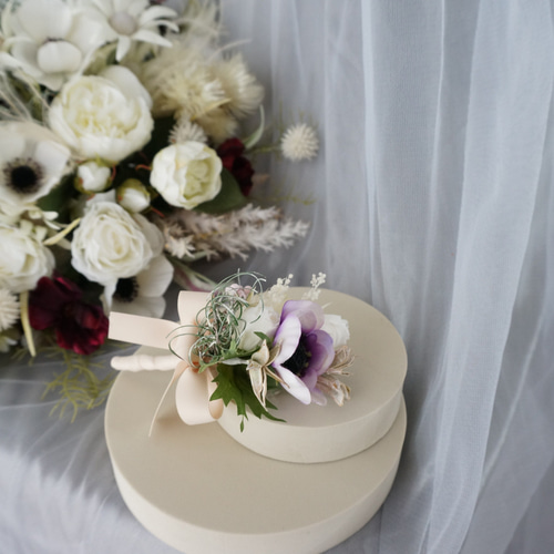 おまかせブートニア ブーケ doille doillette 通販 14389788｜Creema