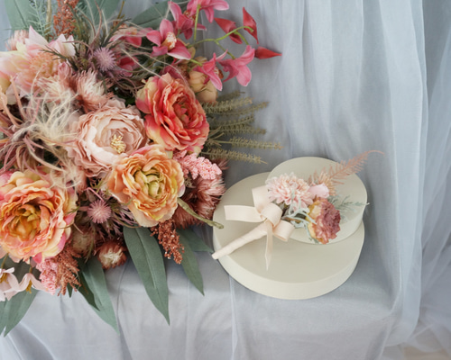 おまかせブートニア ブーケ doille doillette 通販 14389788｜Creema