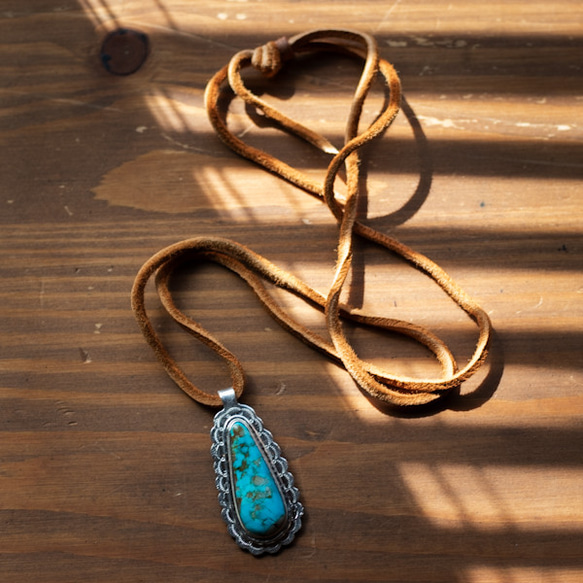 Turquoise Pendant　ターコイズペンダント　ネックレス　 7枚目の画像