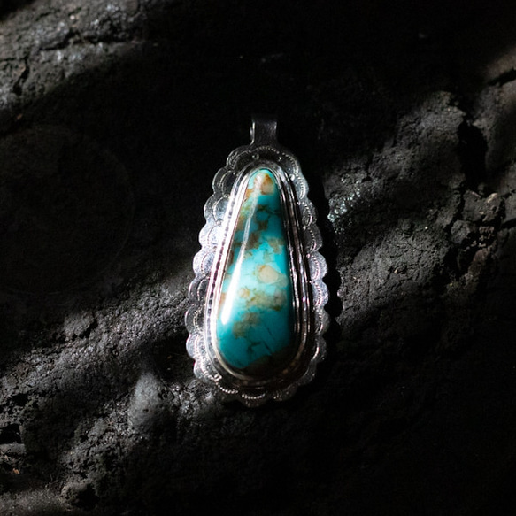 Turquoise Pendant　ターコイズペンダント　ネックレス　 8枚目の画像