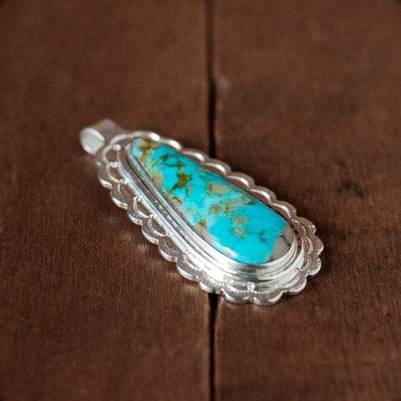 Turquoise Pendant　ターコイズペンダント　ネックレス　 11枚目の画像