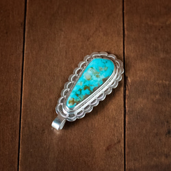 Turquoise Pendant　ターコイズペンダント　ネックレス　 18枚目の画像