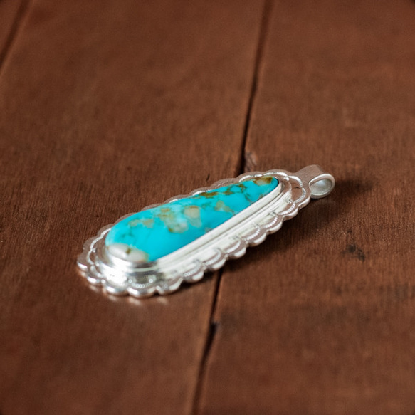 Turquoise Pendant　ターコイズペンダント　ネックレス　 12枚目の画像