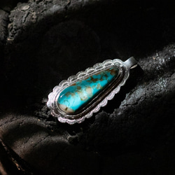 Turquoise Pendant　ターコイズペンダント　ネックレス　 9枚目の画像