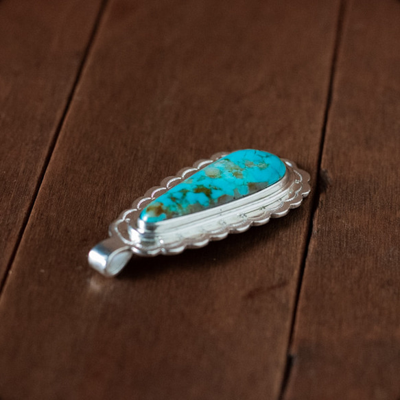 Turquoise Pendant　ターコイズペンダント　ネックレス　 14枚目の画像