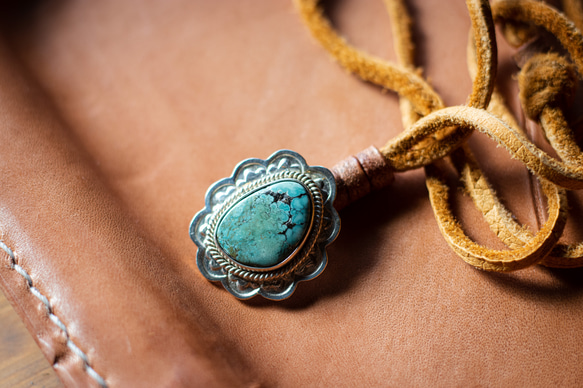 Turquoise Pendant　ターコイズペンダント　ネックレス　 2枚目の画像