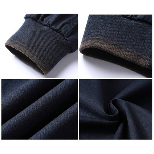 3XL ネイビー ミリタリージャケット メンズ ミリタリー系 無地 立ち襟