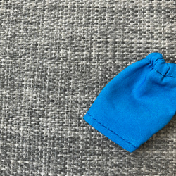 オビツ11 cottonのハーフパンツ　blue 4枚目の画像