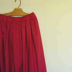 きれい色スカート　ラズベリー 4枚目の画像