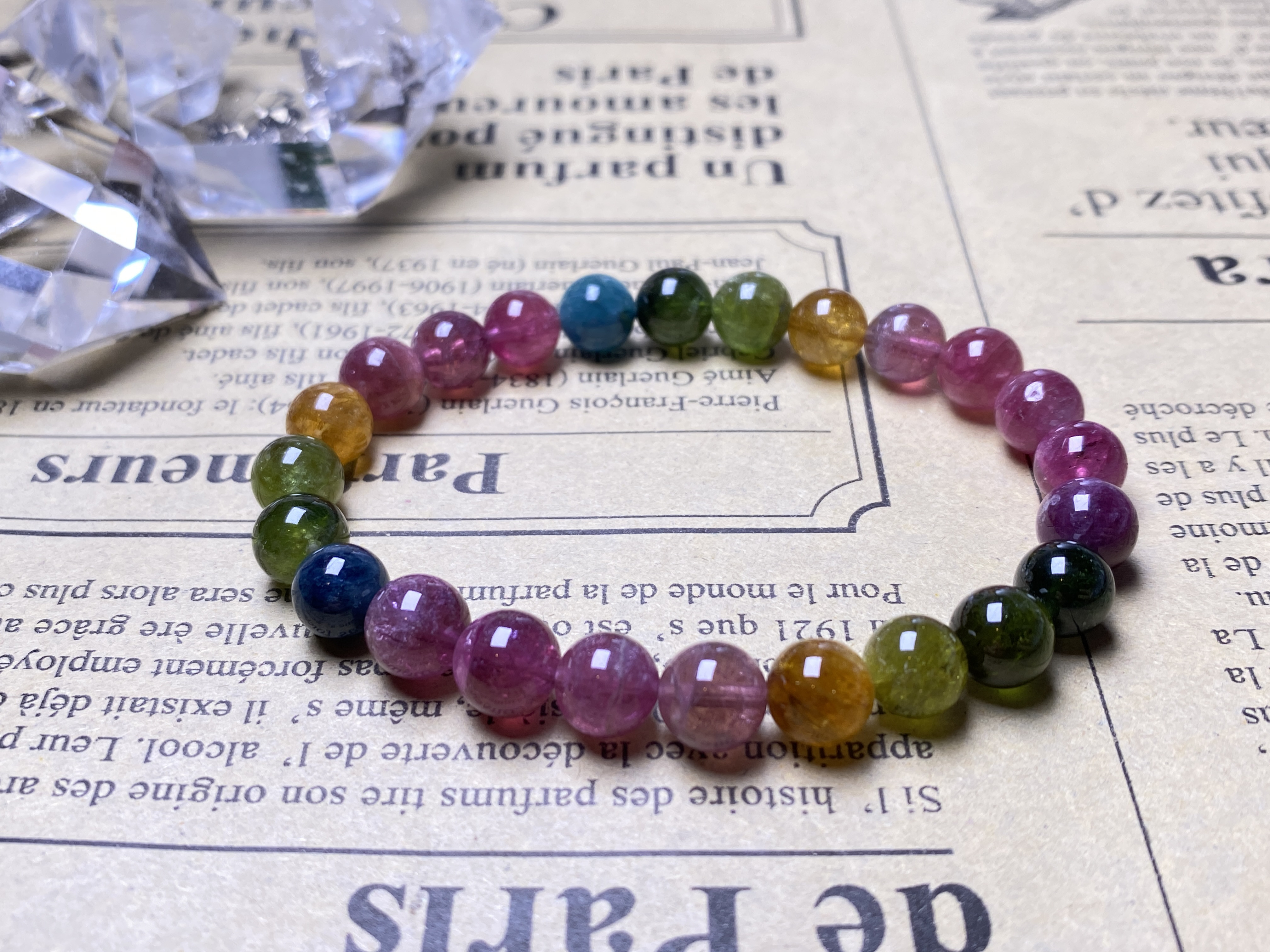 ⭐︎【高級】トルマリン ブレスレット 10.8mm 登ろ 