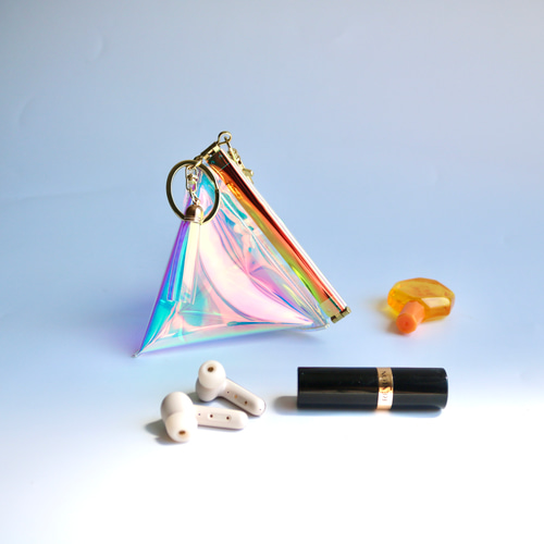 パカパカ三角ポーチ オーロラ ポーチ yunkasumi handmade 通販