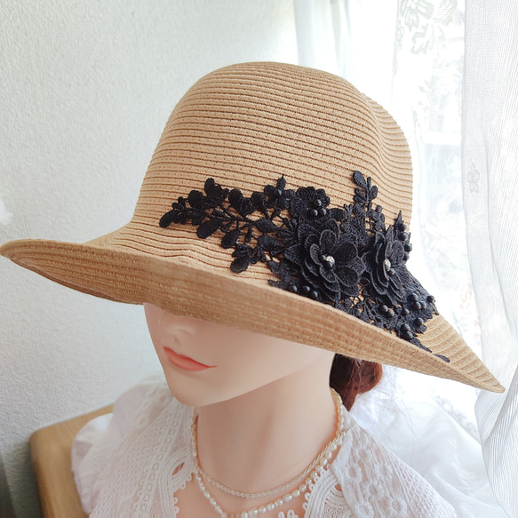 vawvaw様オーダーページ レースの麦わら帽子 ハンドメイド