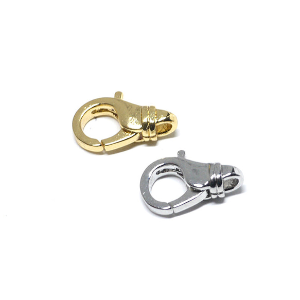 新產品 [2 件] 約 6 x 11.6mm 黃金設計蟹爪扣，扣 NF 第6張的照片