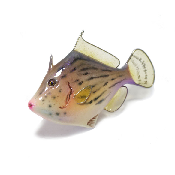 魚飾品/魚胸針（filefish） 第1張的照片