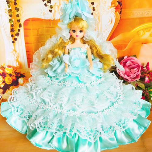 リカちゃん ドレス ドールドレス 人形服 手作り licca