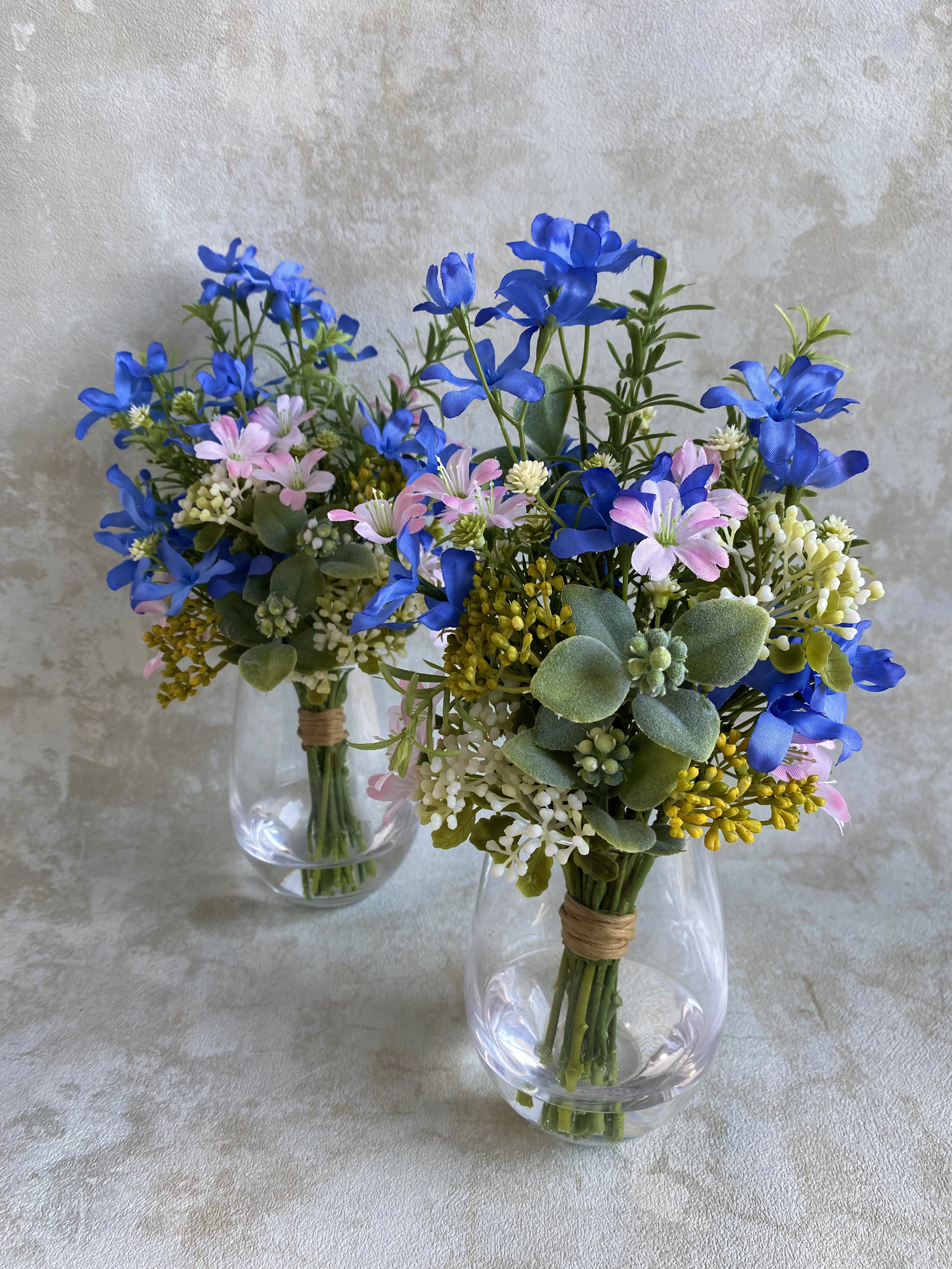 ブルースターの供花【仏花一対セット】マジカルウォーター