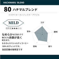 【送料無料便/ ２００g×２袋】ハチマルブレンド・コスタリカ（クリックポスト配送） 2枚目の画像