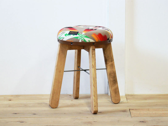 送料無料【Tucson khaki 】Pendleton×TurnBuckleペンドルトンハイスツール 