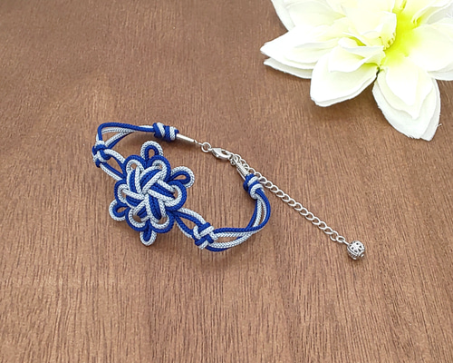 銅 細工 チベット引糸宝ブレスレット 装飾品 工芸品 置物 四角チューブクロッシェブレスレット（人魚の赤） by フロリッサ