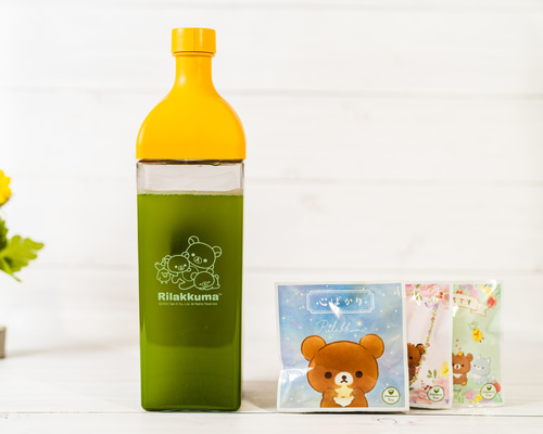 リラックマのカークボトル(HARIO製)と水出し茶セット ギフト 冷茶 紅茶