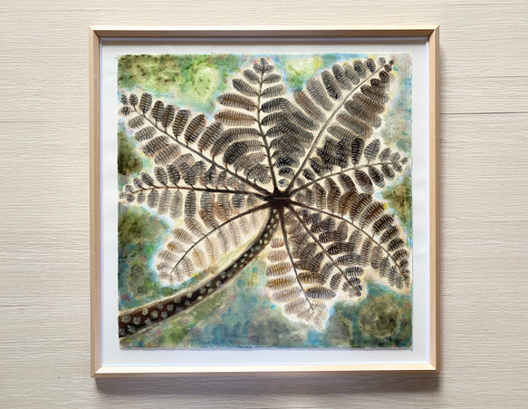 原画 1点もの Drawing ヒカゲヘゴ 額付き 絵画 ミオ 通販