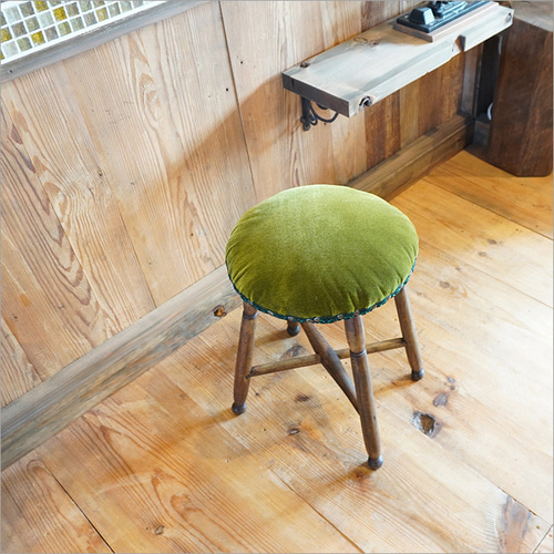 スツール アンティーク クラシック おしゃれ 椅子 木製 丸 円形 天然木