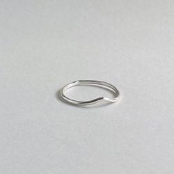 【受注制作】- Silver - Curving Ring 1枚目の画像