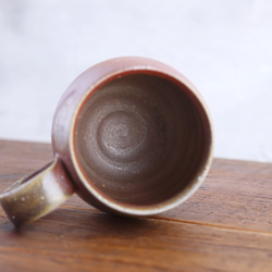 備前焼　丸いマグカップ【A】【陶器】 4枚目の画像