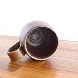 備前焼　丸いマグカップ【C】【陶器・マグカップ・コップ】 4枚目の画像