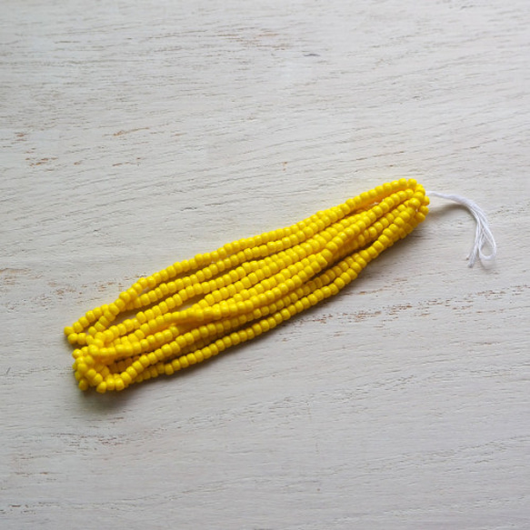 丸大 広島ビーズ 73 糸通しビーズ 1m/1本 1枚目の画像