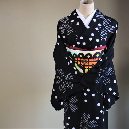 黒　麻襦袢 男物本麻半襦袢（絽）「黒色」（Lサイズ） | すべての商品