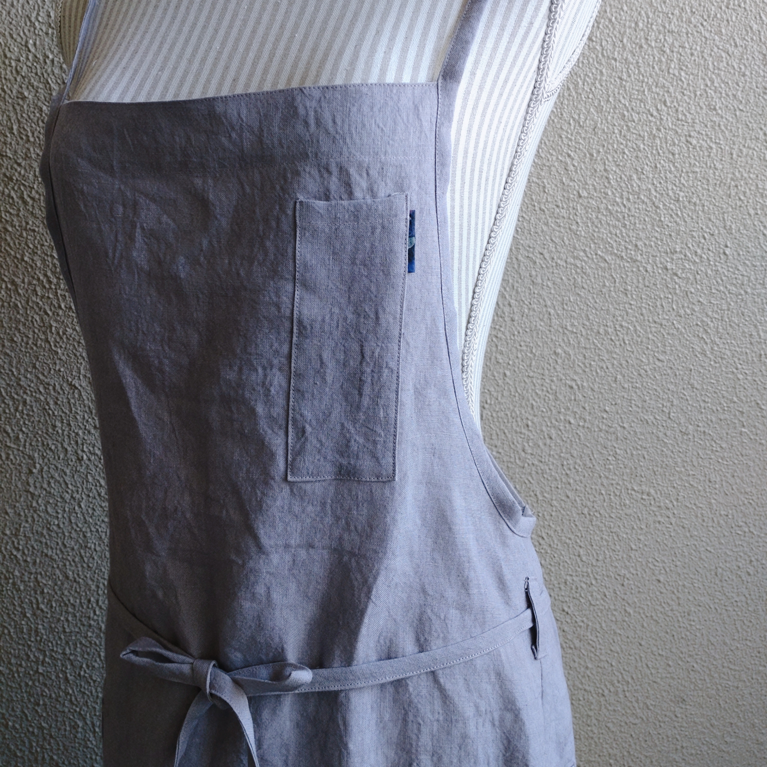 リネン100%☆3wayエプロン