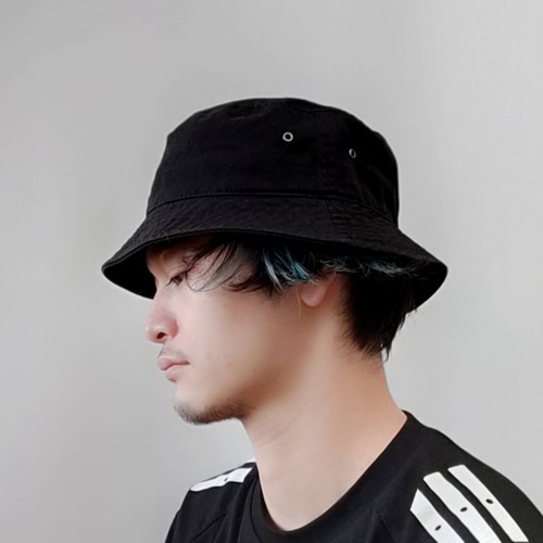 chun black（麻雀バケットハット） ハット 巡るむぐ 通販