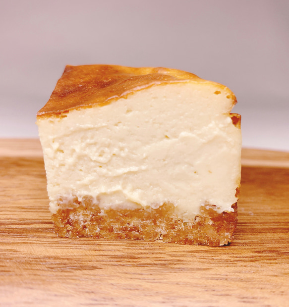 ザクとろっ！天使の豆乳バスクチーズケーキ（小）【グルテンフリー・白砂糖不使用】 2枚目の画像