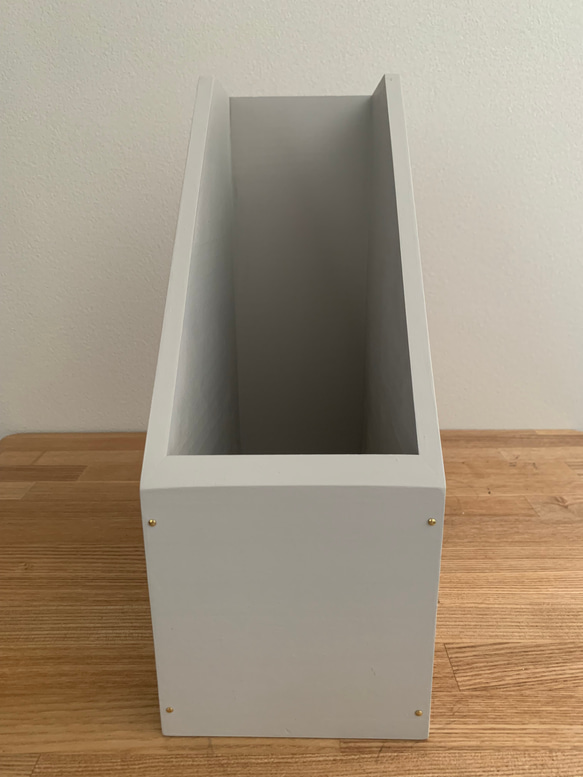 木製　A4サイズファイルボックス　単品(3色展開) 5枚目の画像