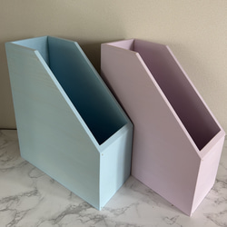 木製　A4サイズファイルボックス　単品(3色展開) 10枚目の画像