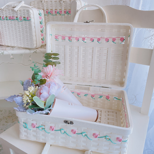 Panier de coffre ajoure〜透かし模様のトランクバスケット