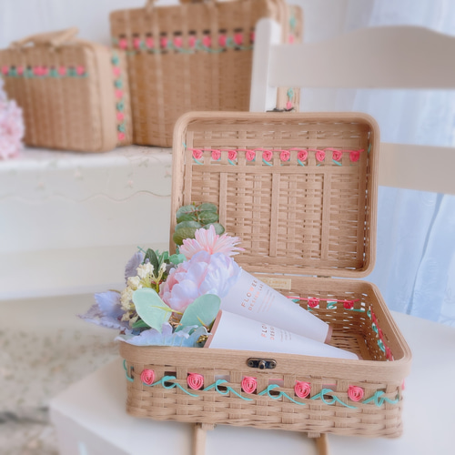 Panier de coffre ajoure〜透かし模様のトランクバスケット