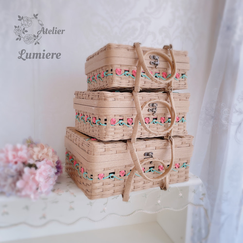 フルーツバスケット クリアマット 5/10限定出品 Panier de coffre ajoure〜透かし模様のトランクバスケット
