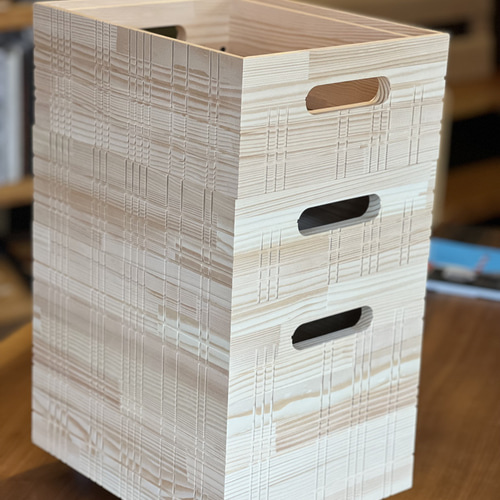 Mサイズ》スタッキングできる インテリア木箱 フリーボックス・小物