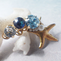 2WAY! Mermaid&#39;s Treasure Bijou 耳夾・耳環（僅一隻耳朵）☆Swarovski☆Ear Cu 第6張的照片