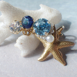 2WAY! Mermaid&#39;s Treasure Bijou 耳夾・耳環（僅一隻耳朵）☆Swarovski☆Ear Cu 第5張的照片