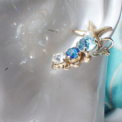 2WAY! Mermaid&#39;s Treasure Bijou 耳夾・耳環（僅一隻耳朵）☆Swarovski☆Ear Cu 第9張的照片