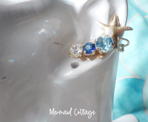 2WAY! Mermaid&#39;s Treasure Bijou 耳夾・耳環（僅一隻耳朵）☆Swarovski☆Ear Cu 第2張的照片