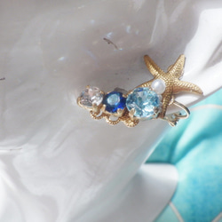 2WAY! Mermaid&#39;s Treasure Bijou 耳夾・耳環（僅一隻耳朵）☆Swarovski☆Ear Cu 第8張的照片